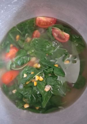 Foto resep Sayur bayem bening endul