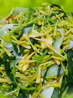 Foto resep Tumis bunga pepaya kangkung