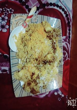 A picture of Beef biryani mazedaar.