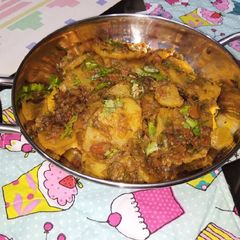 A picture of Karahi Potatoes.
