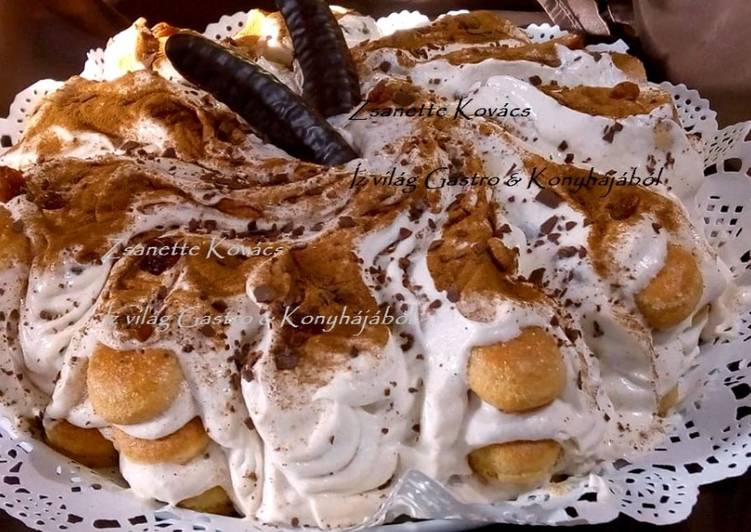 Klasszikus Tiramisu Torta Zsanette módra