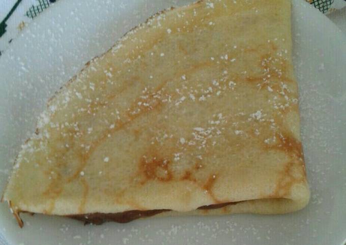 Crepes con nutella