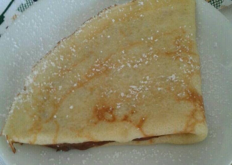 Recetta di Qualsiasi sera della settimana Crepes con nutella