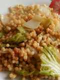 Fregola con cavolo cinese