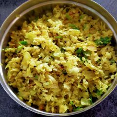 A picture of Cabbage Uppery Kerala Style.
