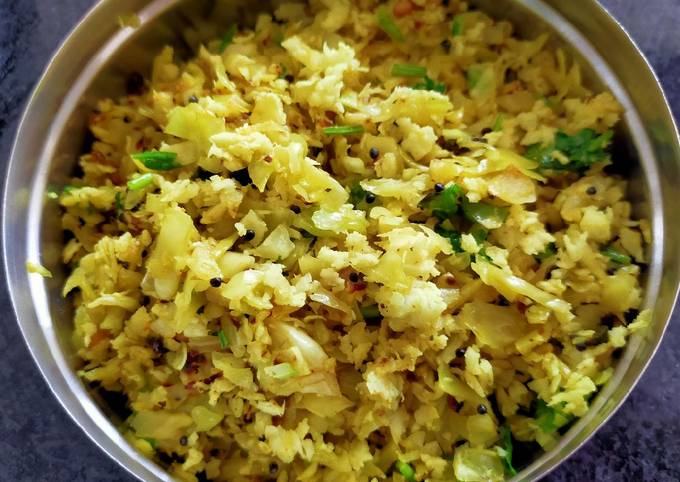 Recipe of Thomas Keller Cabbage Uppery Kerala Style