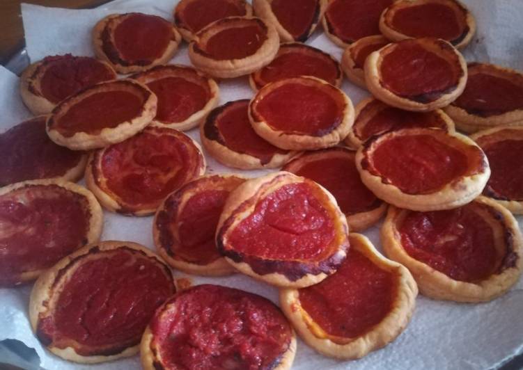 Stuzzichini pizzette sfoglia