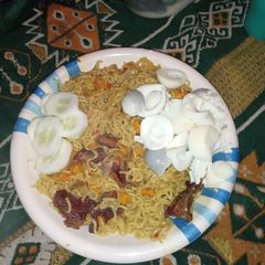 Indomie jollof A picture of Indomie jollof.