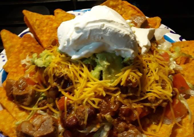 Step-by-Step Guide to Make Homemade Nachos with leftover eye of round chili