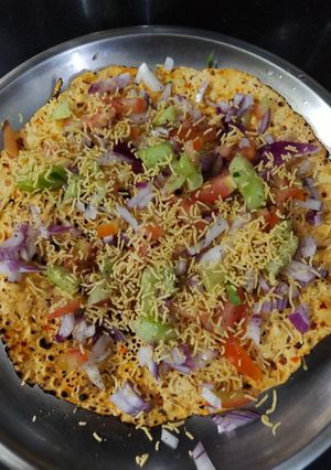 मसाला पापड़ (masala papad recipe in hindi) रेसिपी मुख्य फोटो