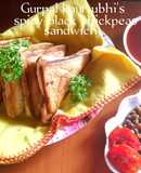 Spicy black chickpeas sandwich 🥪