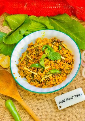A picture of Fry Daal palak.