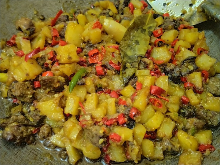Resep Sambel goreng ati ampela kentang, Enak