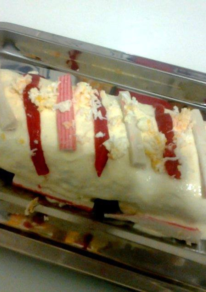 Una foto de Rollo de patatas relleno