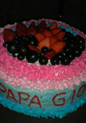 Foto resep 🎂Hbday papa 8 Agustus 🎁