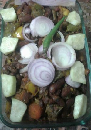 সবজি রাজমা রেসিপির প্রধান ছবি