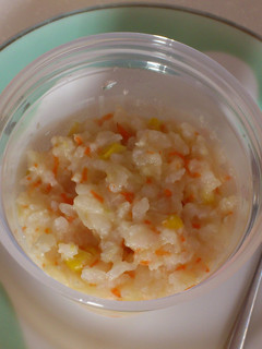 旗魚高麗菜紅蘿蔔軟飯(四倍粥) 的食譜成品照片