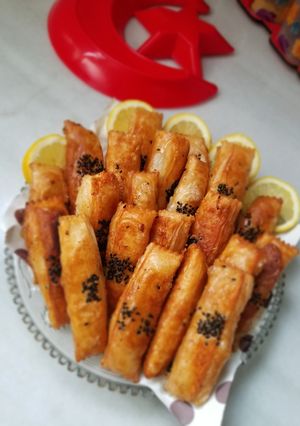 صورة لوصفة برك مقليه بحشوه القشقوان