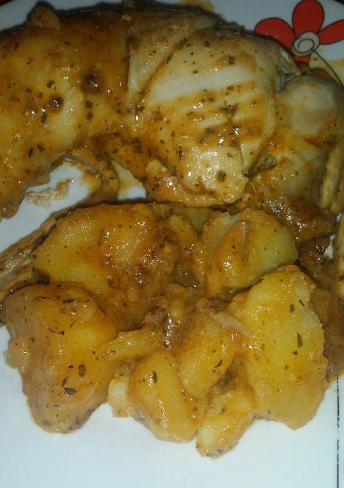 Una foto de Pollo a las hierbas provenzales en bolsa de asar en gm-f