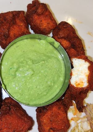 A picture of Paneer kabab.