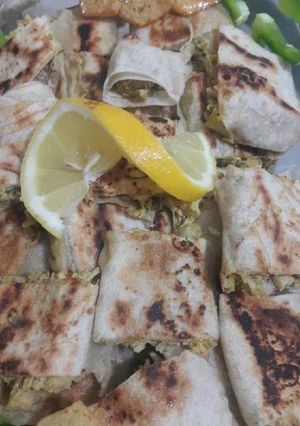 صورة لوصفة شاورما الدجاج المنزلية 😍