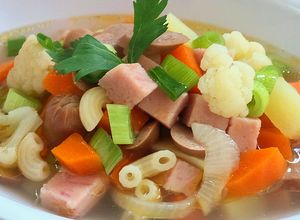 Foto resep Sup Maling Sayuran mudah cepat (non halal)
