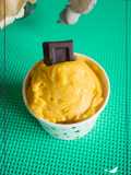 Helado de mango y plátano vegano 💛 (Thermomix)