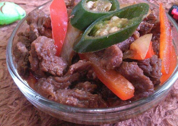 Cara Membuat Tumis daging sapi Yang Mudah