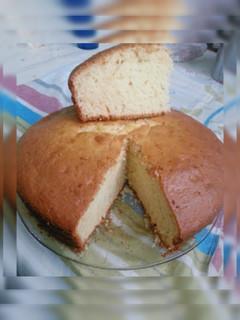 Una foto de ¡¡Bizcochuelo de Vainilla esponjoso y delicioso!!