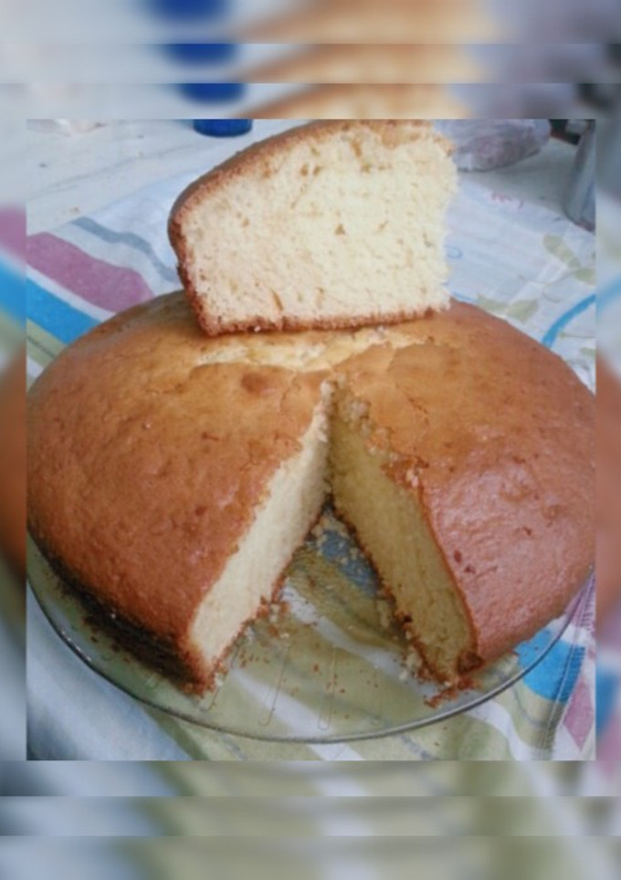 Una foto de ¡¡Bizcochuelo de Vainilla esponjoso y delicioso!!