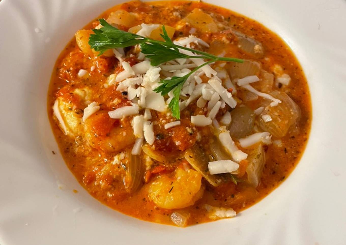 Saganaki de Camarones