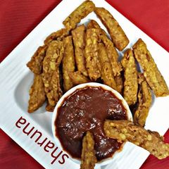 A picture of Chickpeas fries.