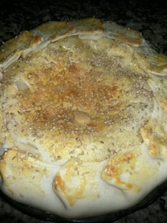 Una foto de Tarta de cebolla y queso