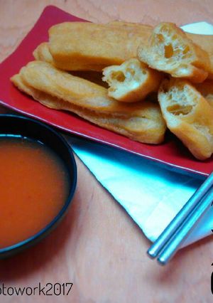 Foto resep Youtiao / Cakwe (chinese oil stick)