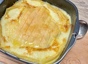 Une photo de Tartiflette à l’air fryer