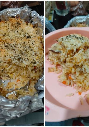 Foto resep Cheesy Baked Rice