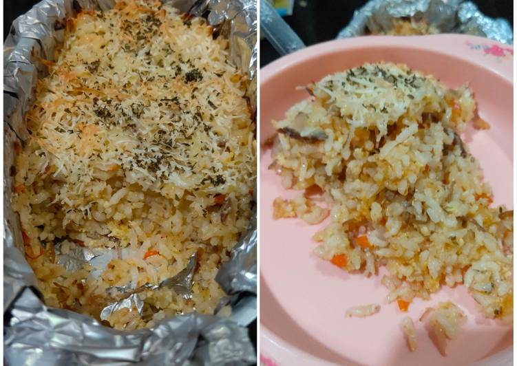 Cheesy Baked Rice