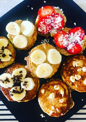 Una foto de Tortitas de manzana
