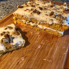 A picture of Healthy carrot cake 🥕!!.