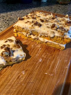 A picture of Healthy carrot cake 🥕!!.