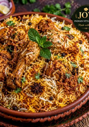 A picture of 🍗 Indian-Style Homemade Chicken Biryani | Joy Indian Style Food.