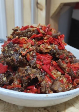 Foto resep Dendeng balado merah