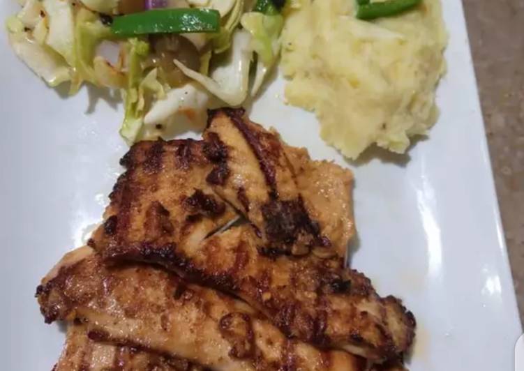 Recipe of Award-winning Chicken steak