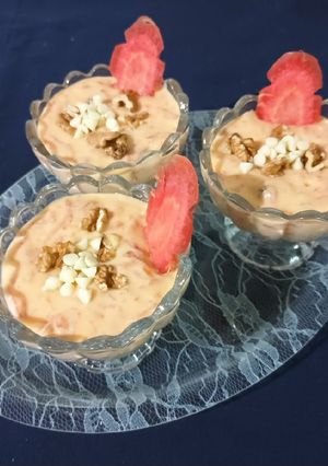 A picture of Carrot chocolate pudding.