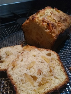 Una foto de Budín de manzana