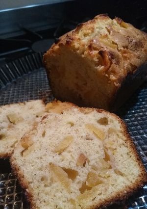 Una foto de Budín de manzana