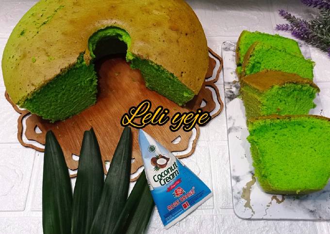 Anti Ribet, Bikin Bolu pandan panggang Enak Dan Mudah