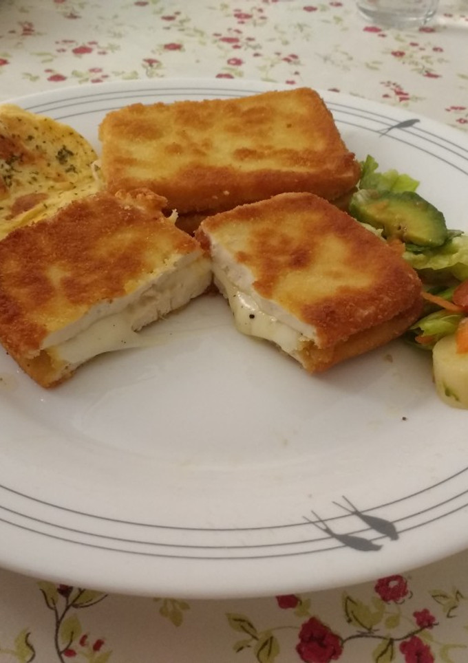 Una foto de San jacobos de tofu