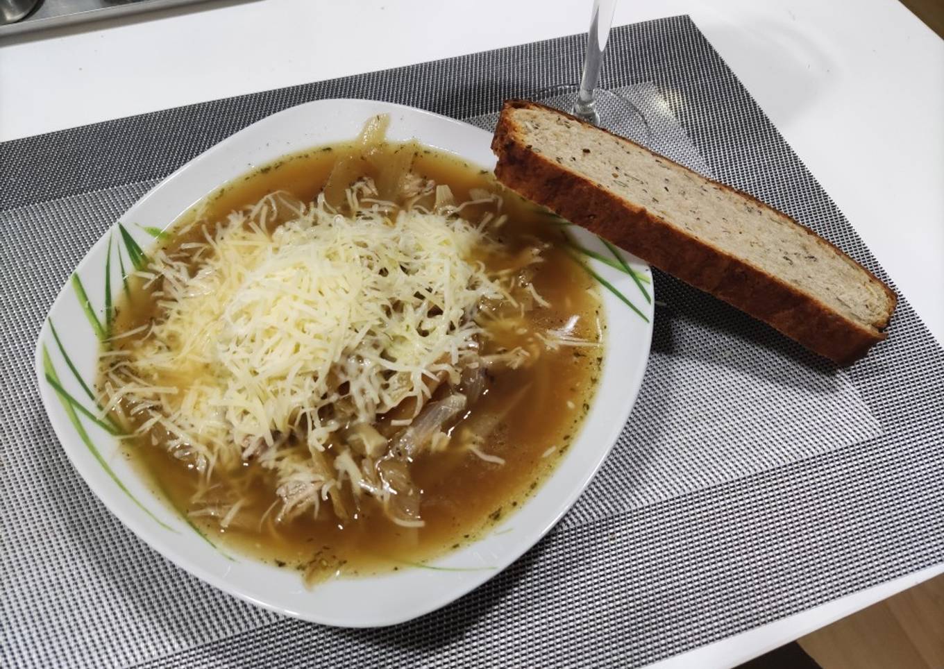 Almost french onion soup