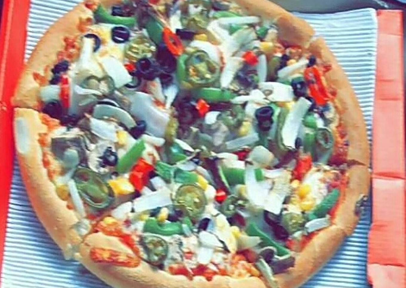 Mix veg pizza